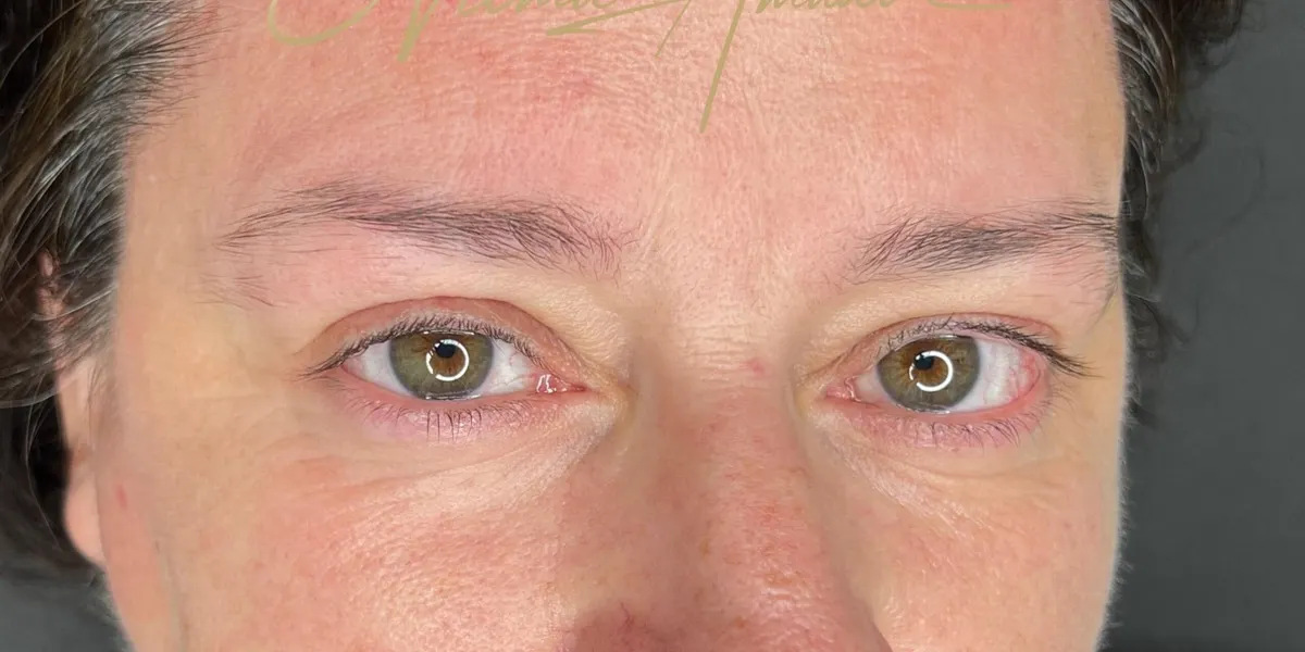 Micropigmentación de cejas: resultado real: antes