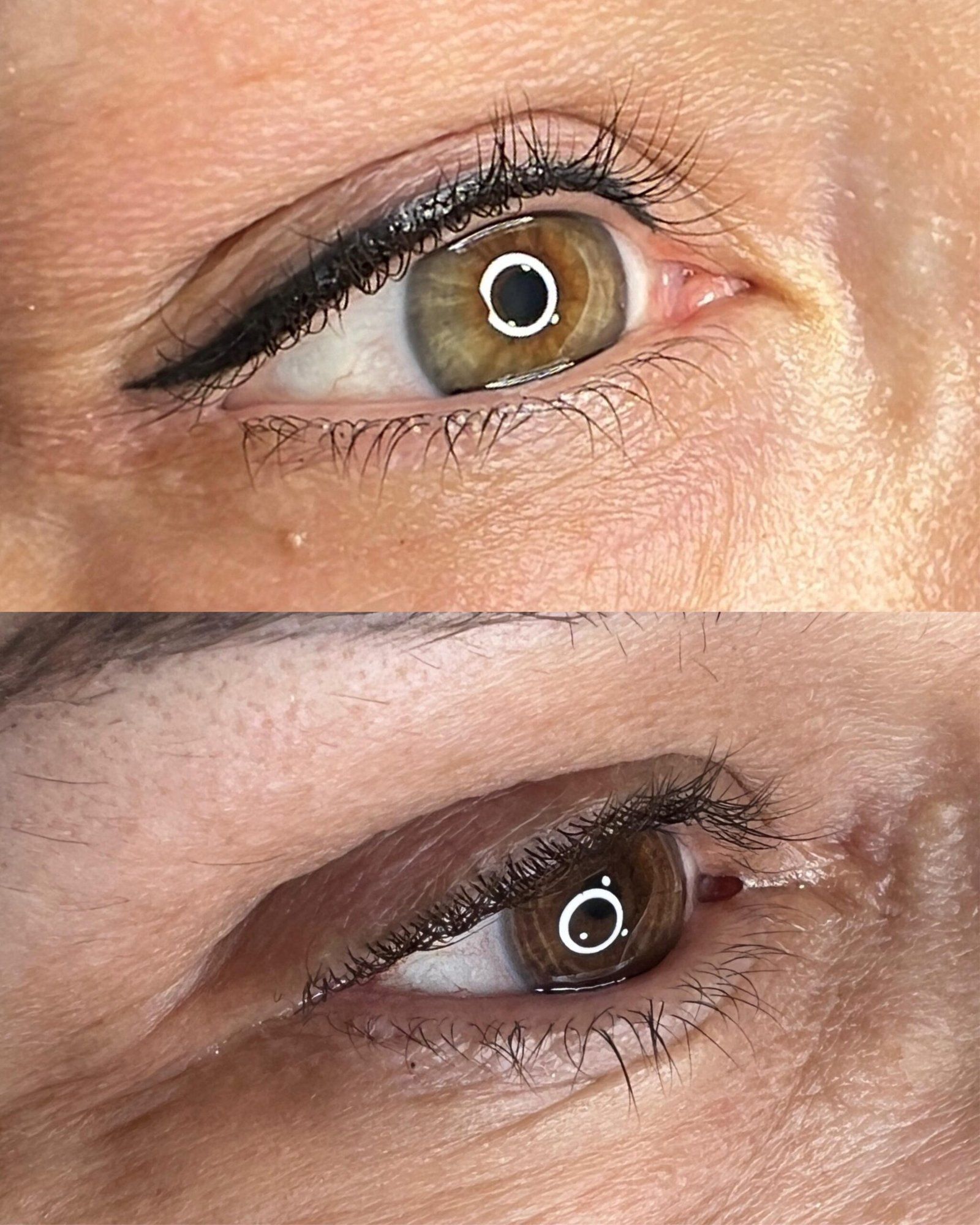 Eyeliner permanente en Murcia, resultado de Vilma Amador