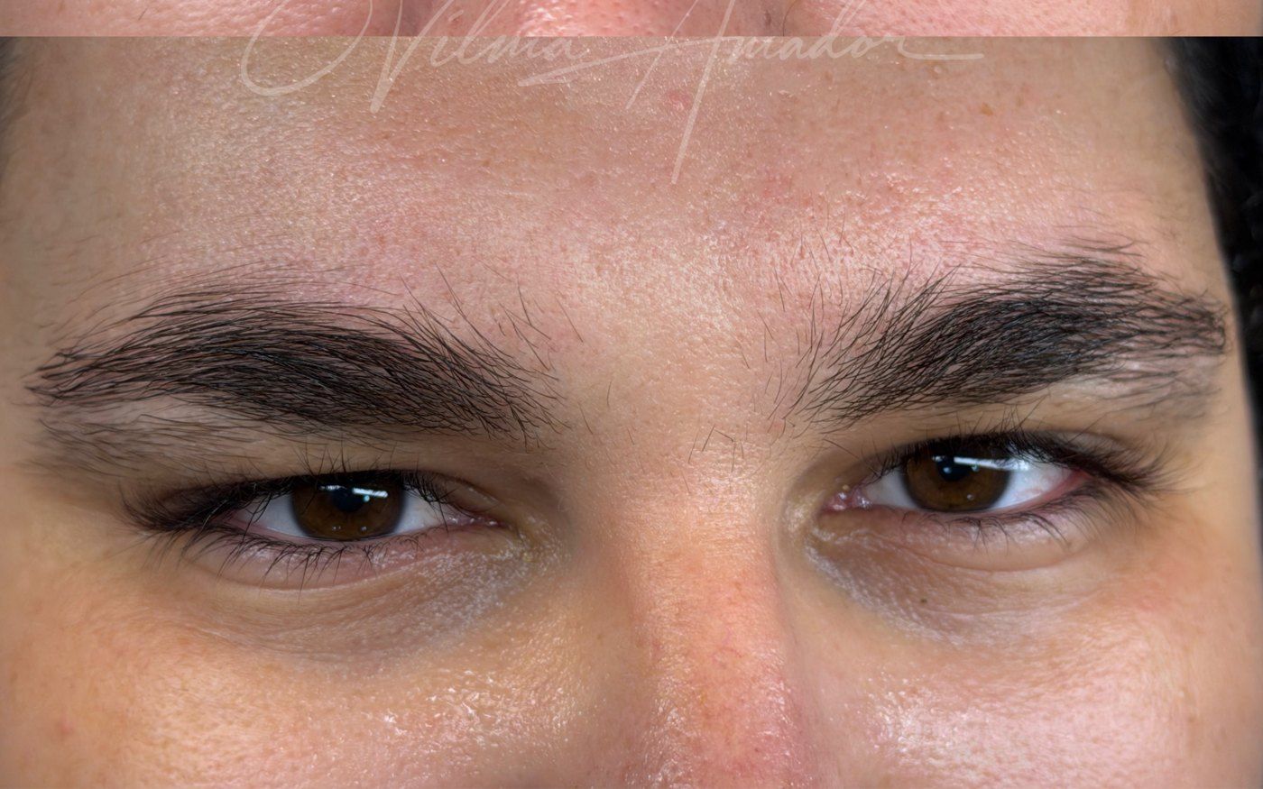 Diseño de cejas con hilo en Murcia, resultado de Vilma Amador